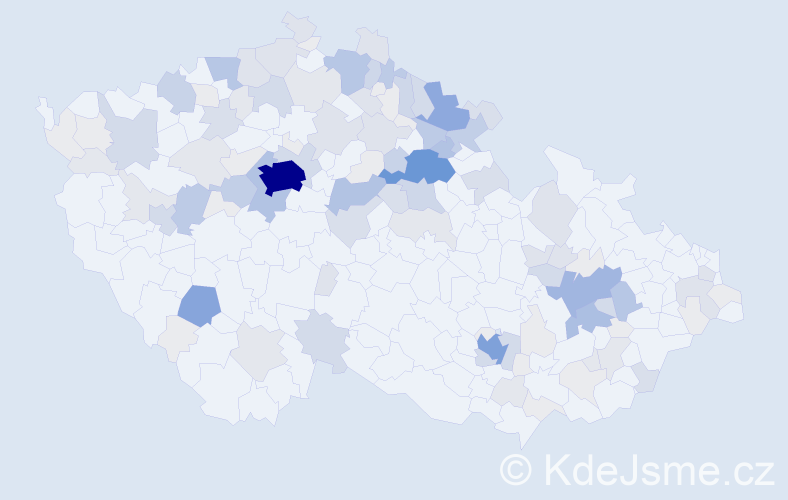 Příjmení: 'Pacáková', počet výskytů 491 v celé ČR