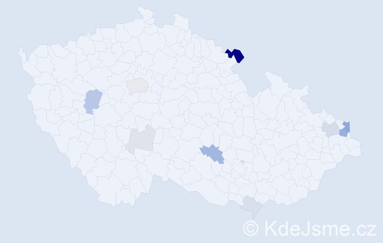Příjmení: 'Koyš', počet výskytů 30 v celé ČR