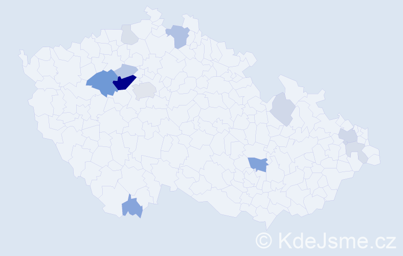 Příjmení: 'Neustupa', počet výskytů 43 v celé ČR