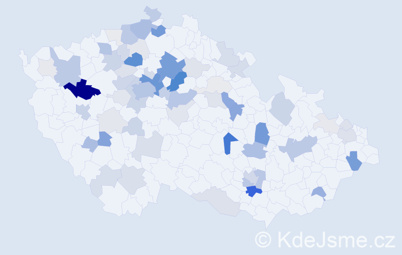 Příjmení: 'Šafr', počet výskytů 257 v celé ČR