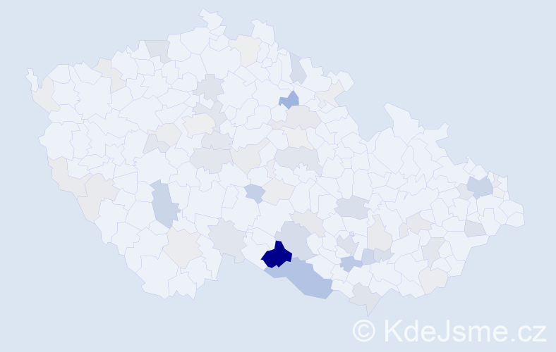 Příjmení: 'Filipská', počet výskytů 161 v celé ČR
