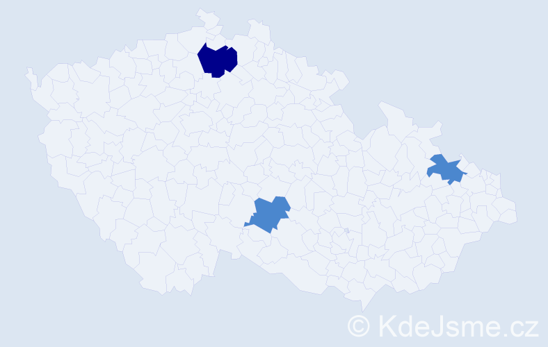 Příjmení: 'Ayrapetyan', počet výskytů 5 v celé ČR
