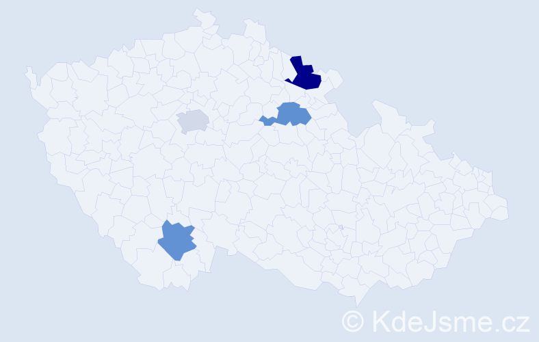 Příjmení: 'Aixner', počet výskytů 9 v celé ČR
