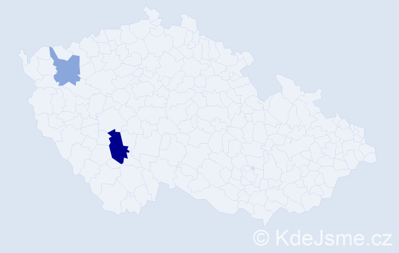 Příjmení: 'Krivoňáková', počet výskytů 4 v celé ČR