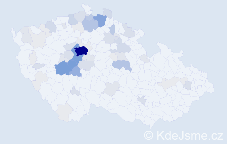 Příjmení: 'Krotilová', počet výskytů 260 v celé ČR