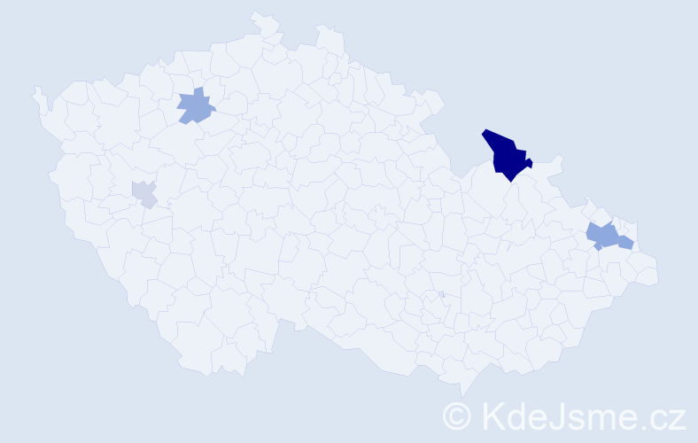 Příjmení: 'Barinec', počet výskytů 14 v celé ČR