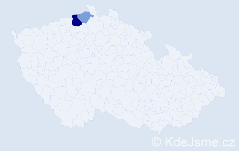 Příjmení: 'Olešnanik', počet výskytů 11 v celé ČR