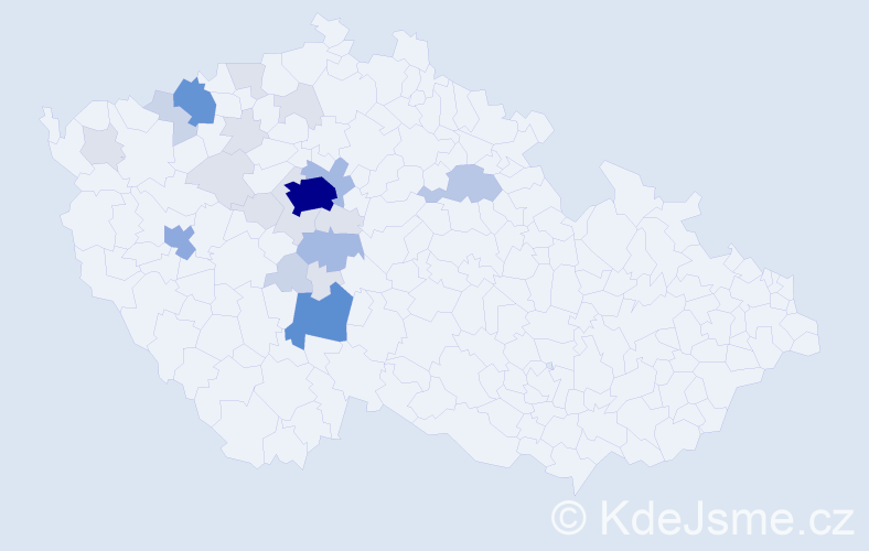 Příjmení: 'Merxbauer', počet výskytů 76 v celé ČR