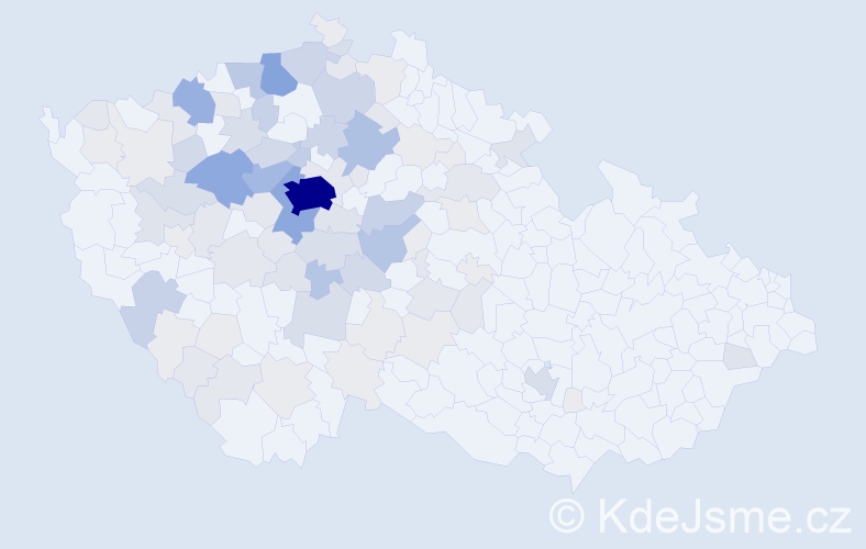 Příjmení: 'Bechyňová', počet výskytů 355 v celé ČR