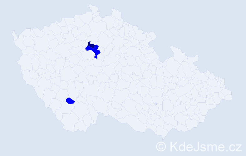Příjmení: 'Flyntych', počet výskytů 4 v celé ČR