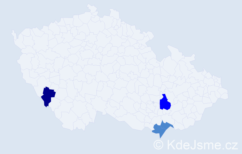 Příjmení: 'Friesse', počet výskytů 7 v celé ČR