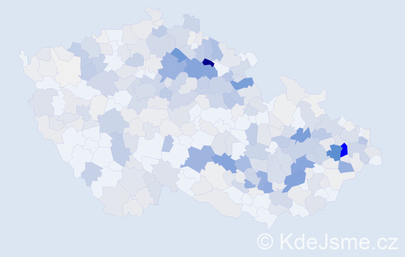 Příjmení: 'Bajer', počet výskytů 1336 v celé ČR