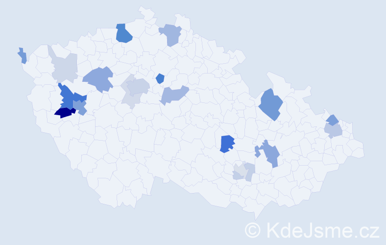 Příjmení: 'Greif', počet výskytů 63 v celé ČR