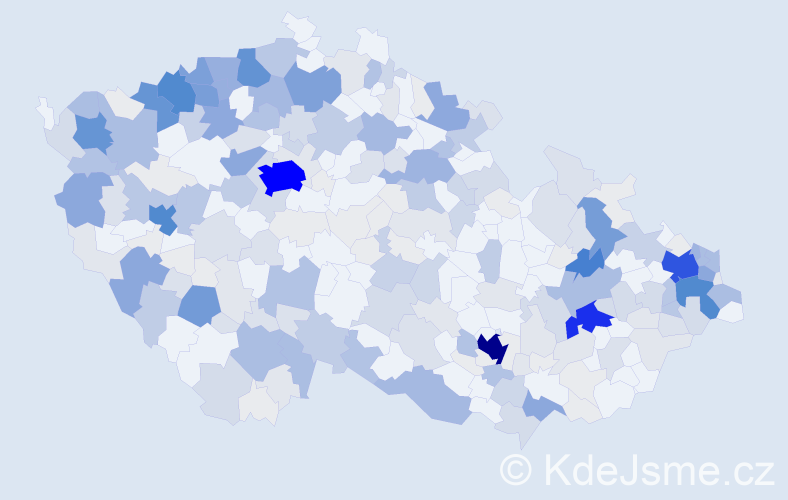Příjmení: 'Lacko', počet výskytů 1176 v celé ČR