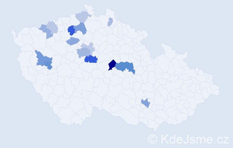 Příjmení: 'Löwy', počet výskytů 49 v celé ČR