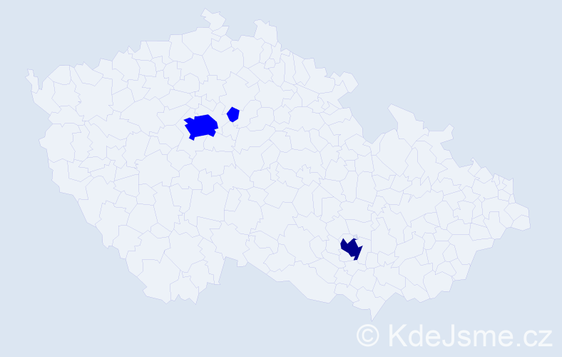 Příjmení: 'Atamaniuk', počet výskytů 4 v celé ČR