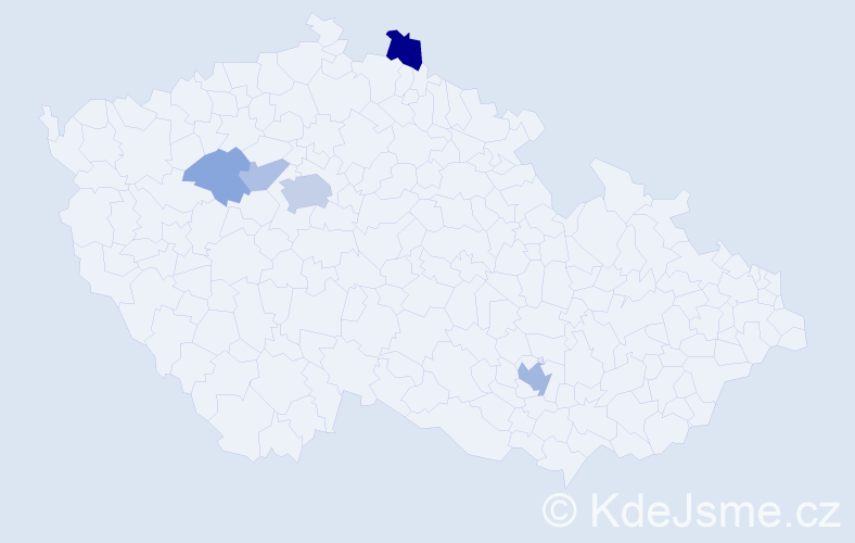 Příjmení: 'Killich', počet výskytů 12 v celé ČR