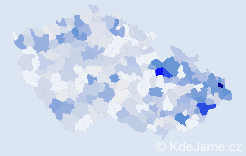 Příjmení: 'Mikula', počet výskytů 1486 v celé ČR