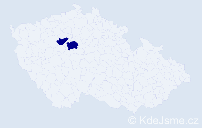 Příjmení: 'Kunovičová', počet výskytů 2 v celé ČR