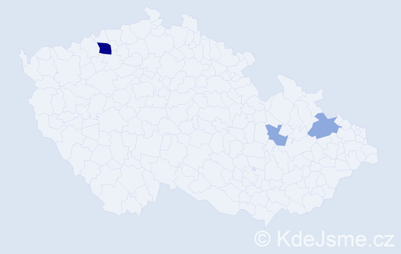 Příjmení: 'Zurko', počet výskytů 10 v celé ČR