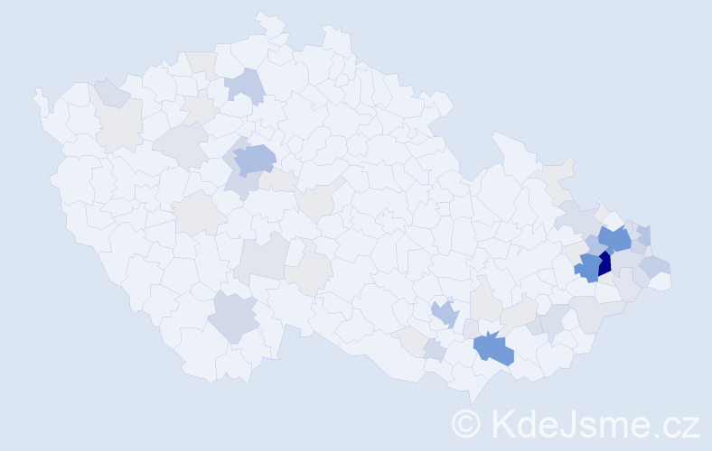 Příjmení: 'Galiová', počet výskytů 242 v celé ČR
