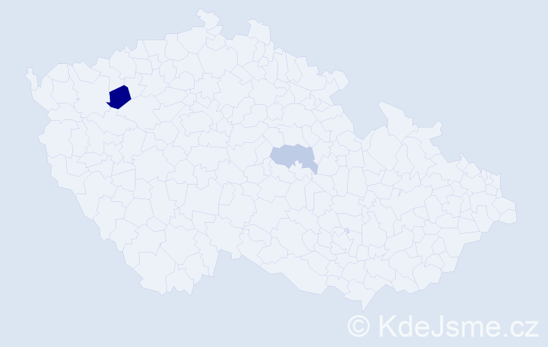 Příjmení: 'Gutzerová', počet výskytů 11 v celé ČR