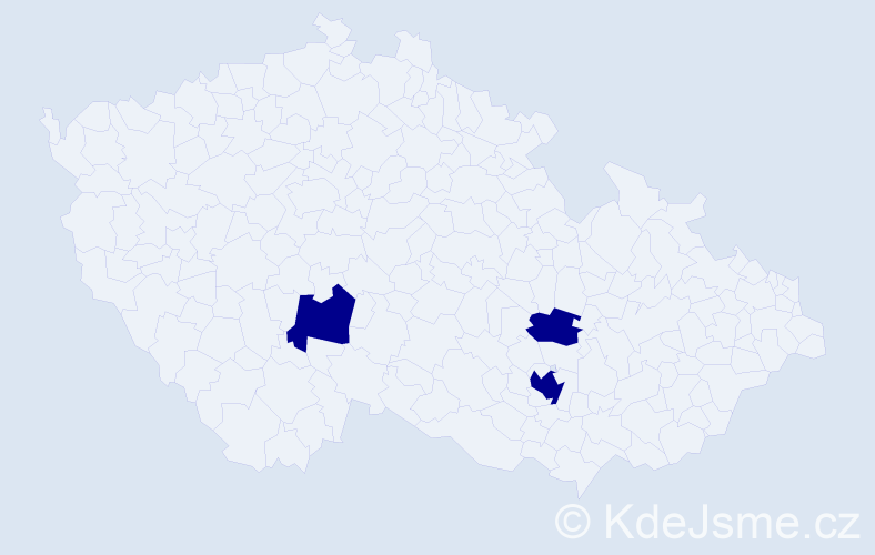 Příjmení: 'Starchuk', počet výskytů 3 v celé ČR