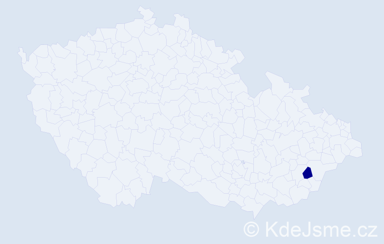 Příjmení: 'Fružic', počet výskytů 1 v celé ČR
