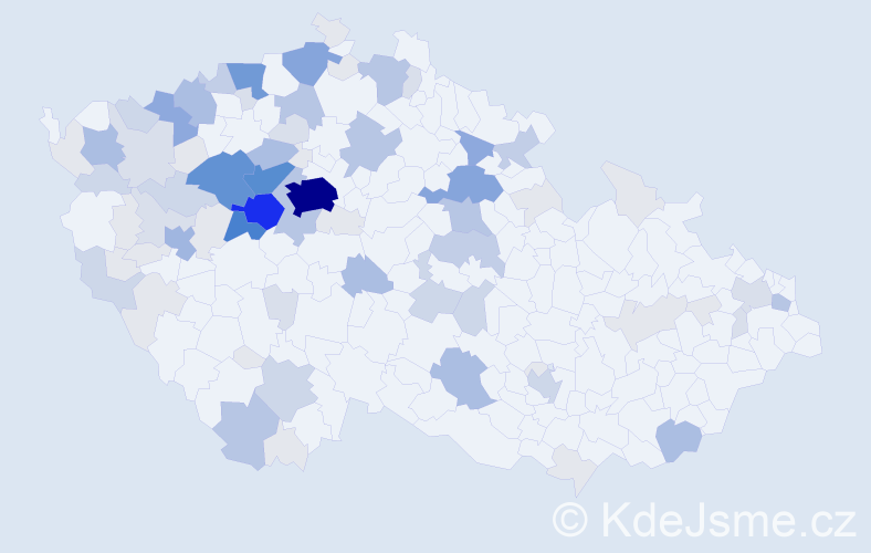Příjmení: 'Pavlisová', počet výskytů 330 v celé ČR