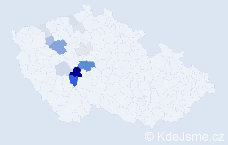 Příjmení: 'Drazdík', počet výskytů 49 v celé ČR
