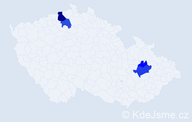 Příjmení: 'Holárková', počet výskytů 12 v celé ČR