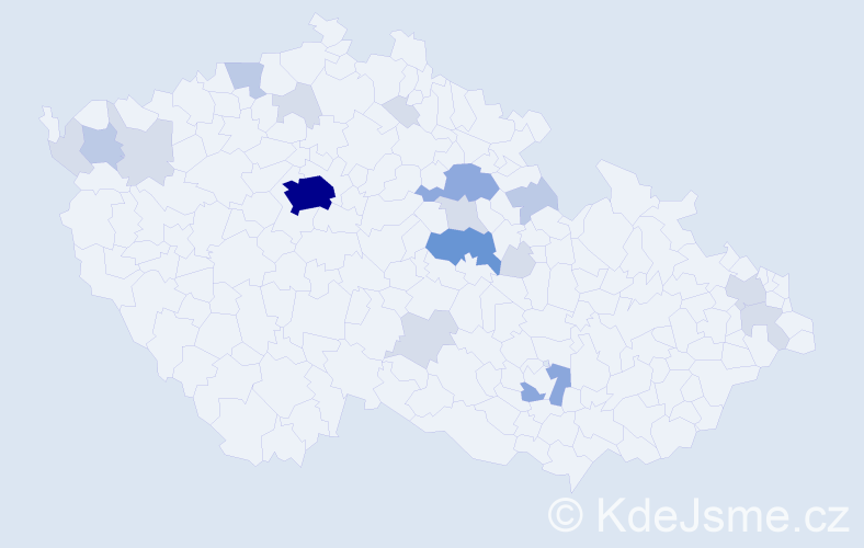 Příjmení: 'Petras', počet výskytů 48 v celé ČR