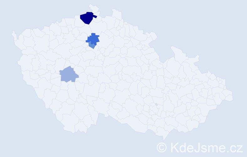 Příjmení: 'Kašuka', počet výskytů 10 v celé ČR