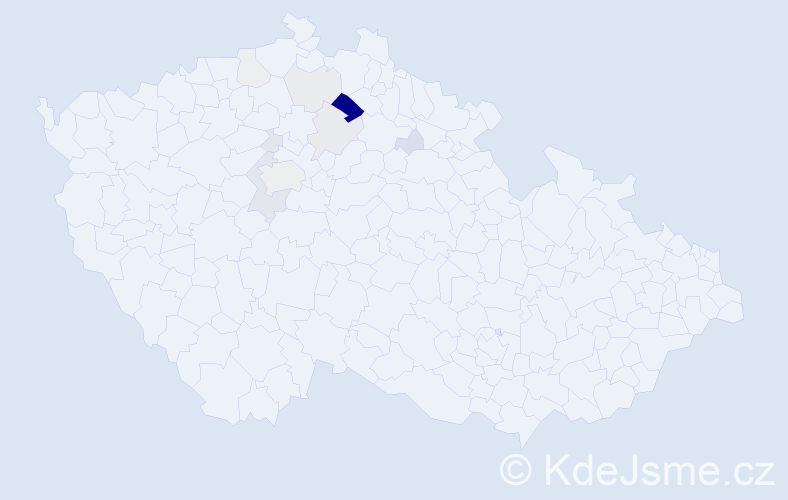 Příjmení: 'Hajlich', počet výskytů 33 v celé ČR