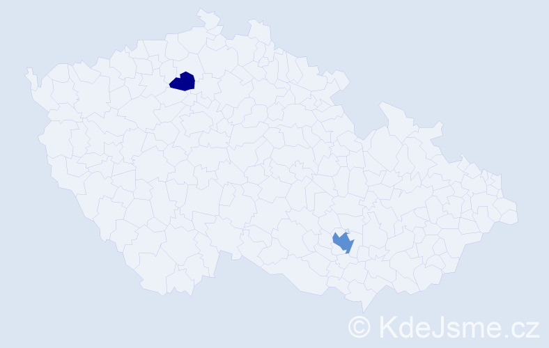 Příjmení: 'Panschab', počet výskytů 8 v celé ČR