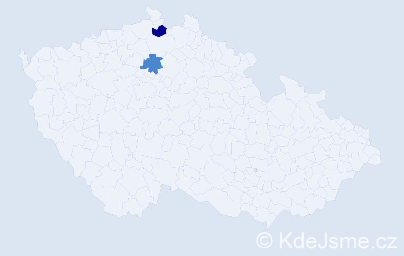 Příjmení: 'Stelmachovičová', počet výskytů 6 v celé ČR