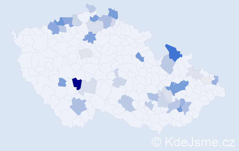 Příjmení: 'Gröger', počet výskytů 99 v celé ČR