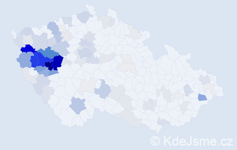 Příjmení: 'Štrunc', počet výskytů 441 v celé ČR