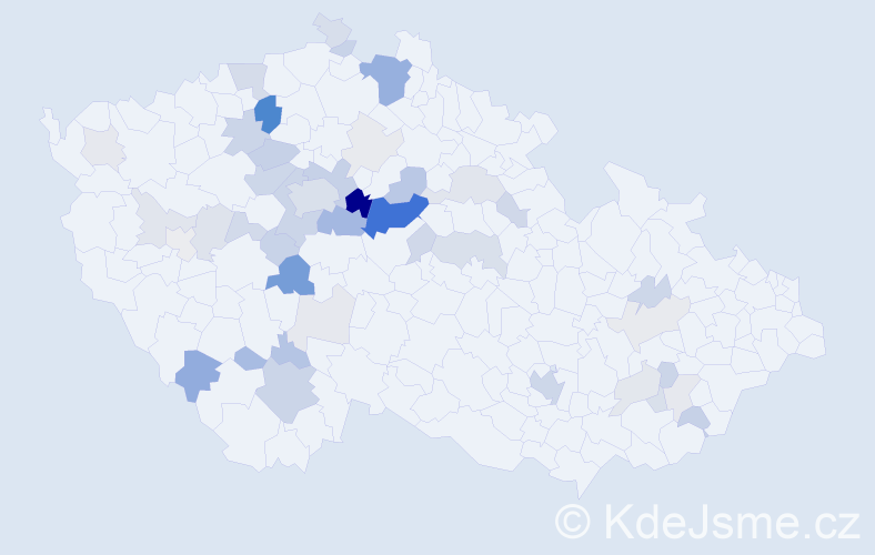 Příjmení: 'Belza', počet výskytů 144 v celé ČR