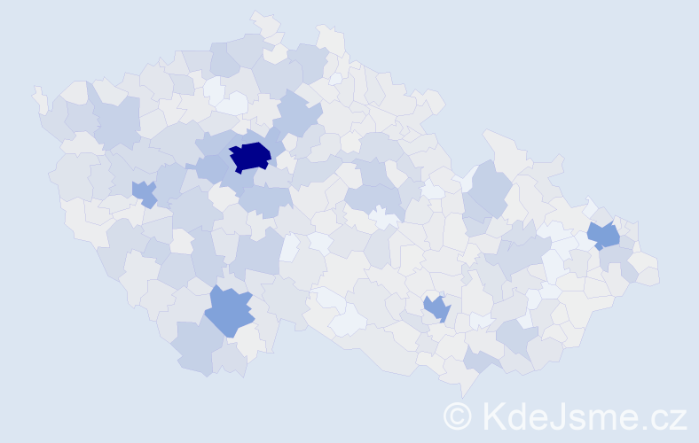 Příjmení: 'Sládková', počet výskytů 2929 v celé ČR