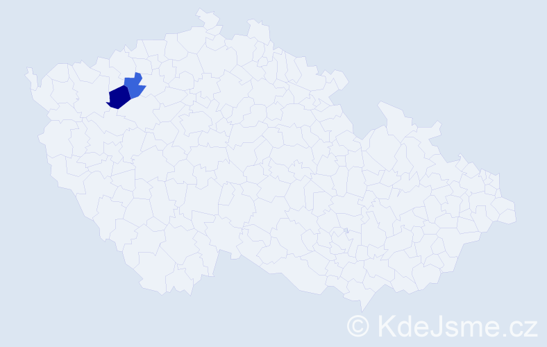 Příjmení: 'Kondrus', počet výskytů 4 v celé ČR