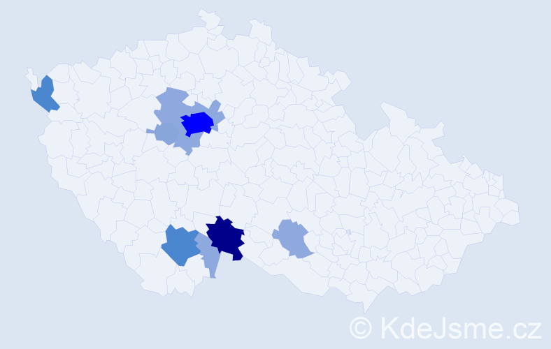 Příjmení: 'Kaiseršot', počet výskytů 32 v celé ČR