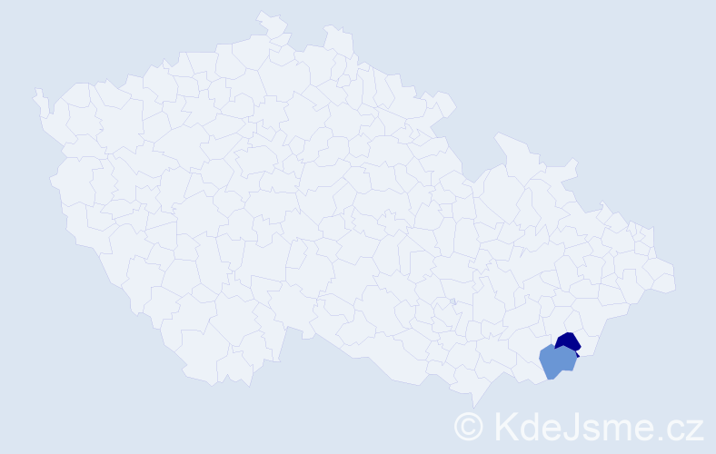 Příjmení: 'Faast', počet výskytů 2 v celé ČR