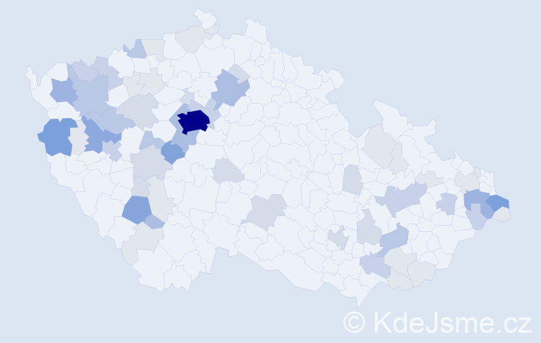 Příjmení: 'Plevková', počet výskytů 188 v celé ČR