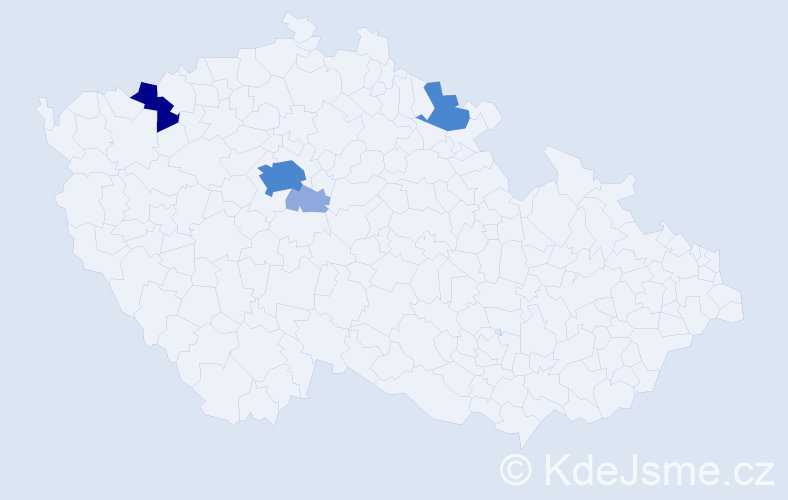 Příjmení: 'Biemová', počet výskytů 10 v celé ČR