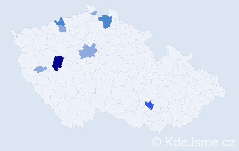 Příjmení: 'Schnierer', počet výskytů 17 v celé ČR