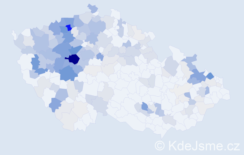 Příjmení: 'Paterová', počet výskytů 835 v celé ČR