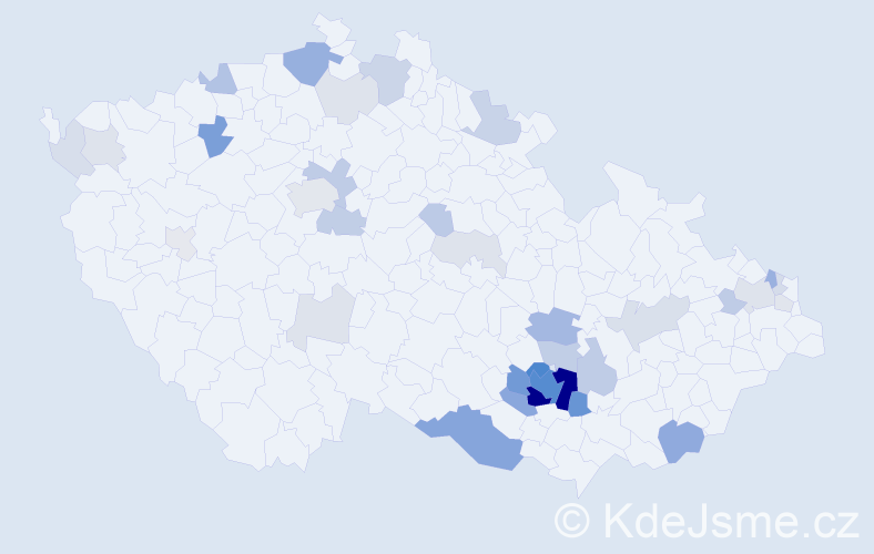 Příjmení: 'Audyová', počet výskytů 137 v celé ČR