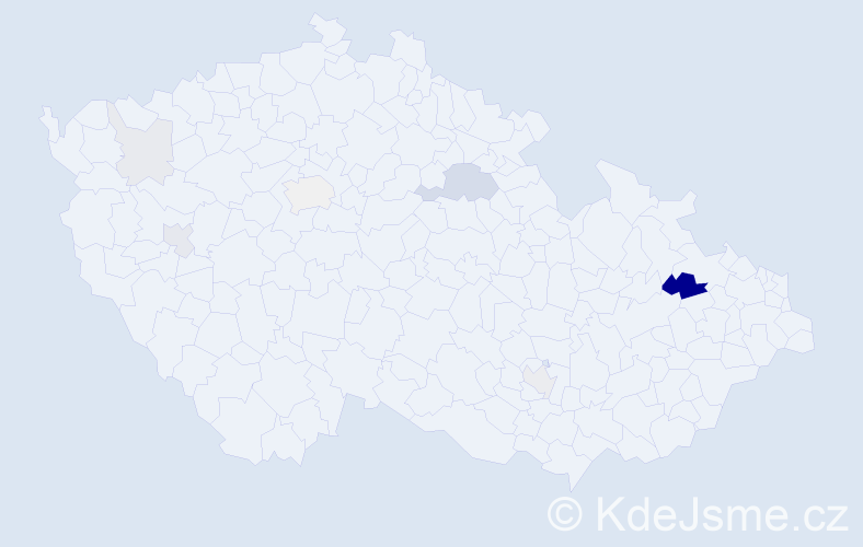 Příjmení: 'Buchwald', počet výskytů 19 v celé ČR