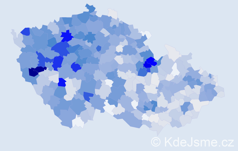 Příjmení: 'Fišer', počet výskytů 4185 v celé ČR